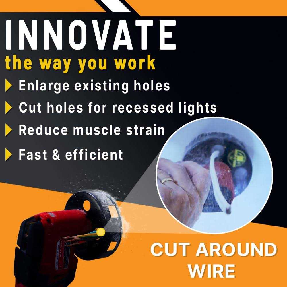 Rack-A-Tiers 42680 4 1/4 Round Multi-Tool Hole Saw - Image 5