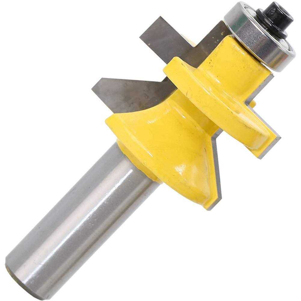 Profession Tongue and Groove V-Notch 1/2 Shank Router Bit Set 45 Degree Woodworking Milling Cutter - Image 4