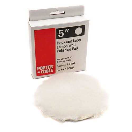 Porter Cable 18007 Hook and Loop Lambs Wool Polishing Pad - Image 5