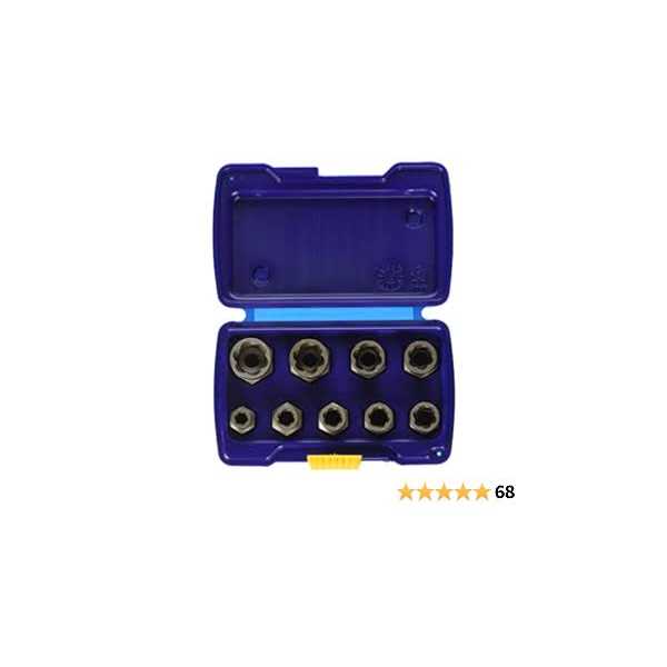 Irwin Hanson 54019 9 Piece Metric Bolt Extractor Set - Image 5