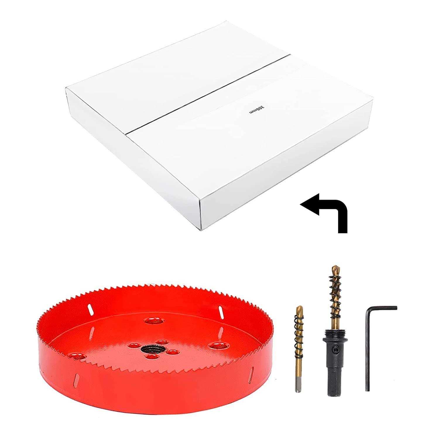 Bi-Metal Hole Saw HSS Hole Cutter Heavy Duty for Drilling Wood Plastic Plywood Ceiling Thin Metal - Image 5