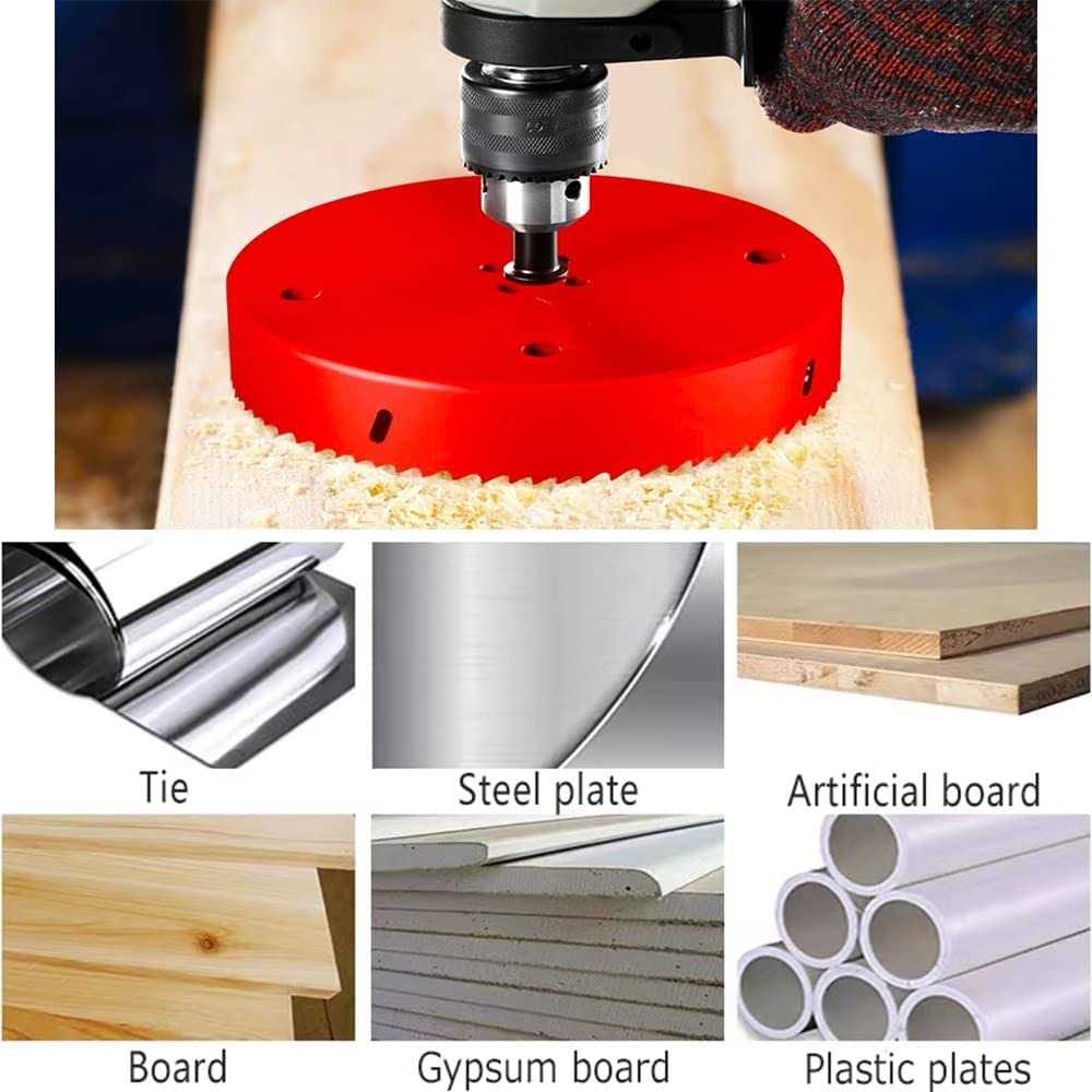 Bi-Metal Hole Saw HSS Hole Cutter Heavy Duty for Drilling Wood Plastic Plywood Ceiling Thin Metal - Image 3