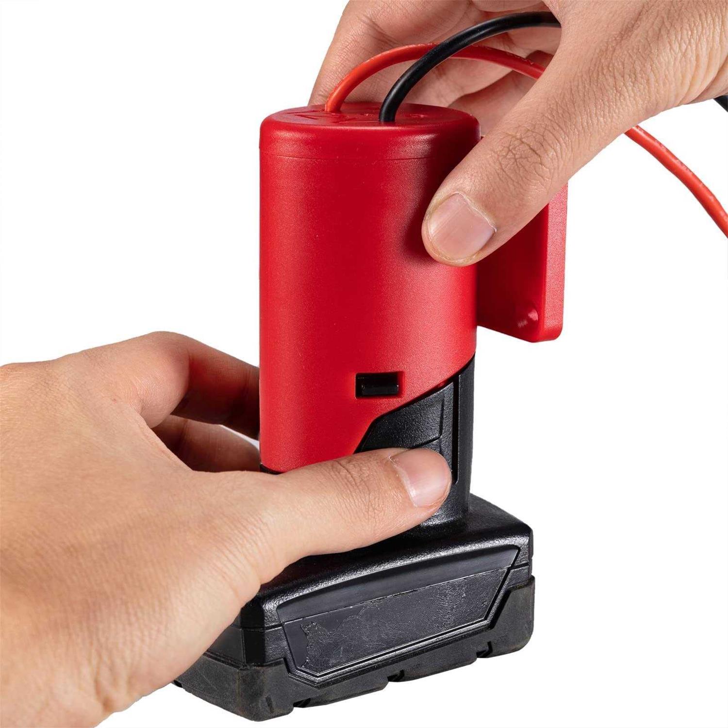 Upgraded Power Wheels Adapter for Milwaukee M12 12V Battery with Fuse & Wire terminals,Power Connector for Rc Car - Image 3