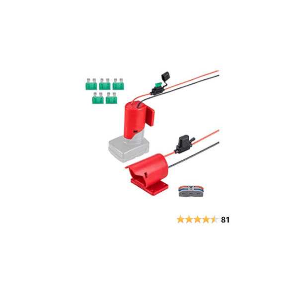 Upgraded Power Wheels Adapter for Milwaukee M12 12V Battery with Fuse & Wire terminals,Power Connector for Rc Car - Image 5