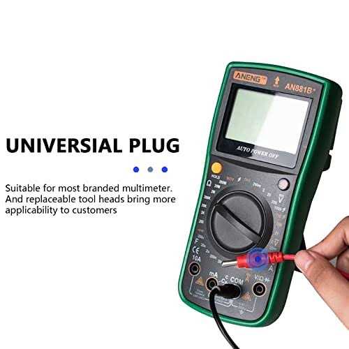 Premium 16 in 1 Multimeter Test Leads Kit Digital Probes & Leads Set with Replaceable Testing Pen - Image 5