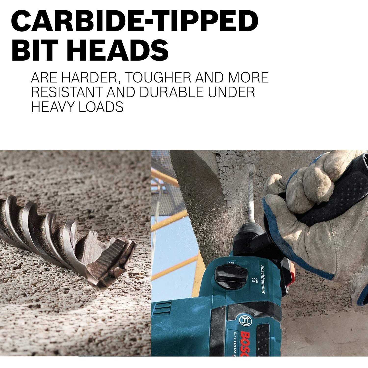 Bosch 3/16 x 6 SDS-Plus Bulldog Rotary Hammer Bit HC2011 - Image 5