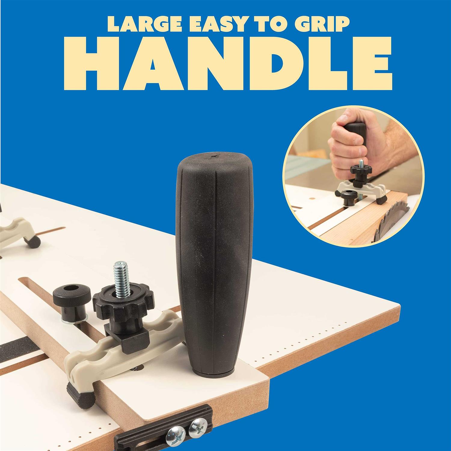 Taper Jig • Straight Line Ripping Jig for Table Saws with A 3/4” Wide by 3/8” Deep Miter Slot - Image 3