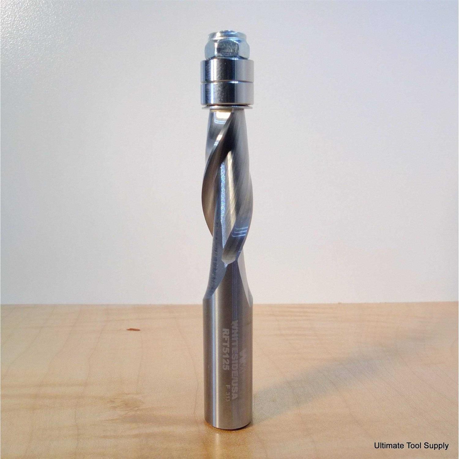 Whiteside RFT2100 Spiral Flush Trim Up Cut Router Bit for Woodworking - Image 3