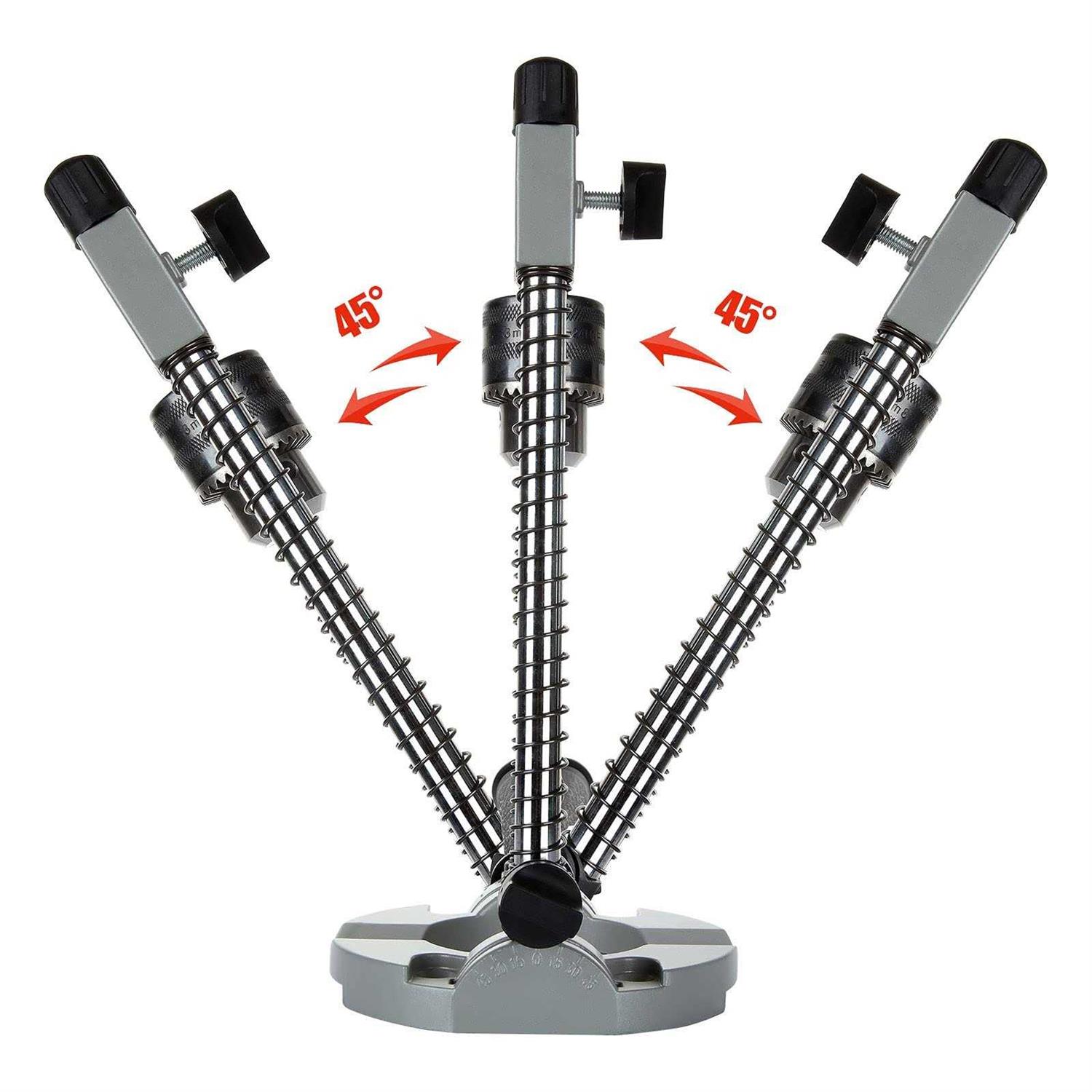 Acrux7 Multi-Angle Drill Guide with Chuck, Drill Press Stand, Adjustable Angle Drill Holder Guide, Stand Drill Guide Attachment for 1/4 In and 3/8 - Image 4