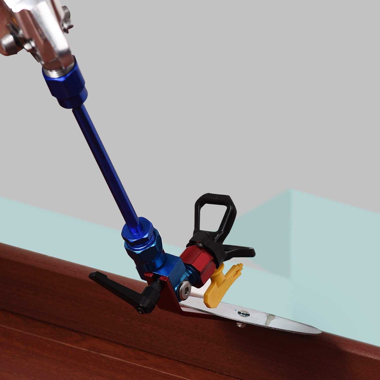 Universal Airless Paint Spray Guide Tool with Extension Pole, 517 Spray Tip and Tip Guard for 7/8'' Airless Paint Spray Gun Sprayers - Image 3