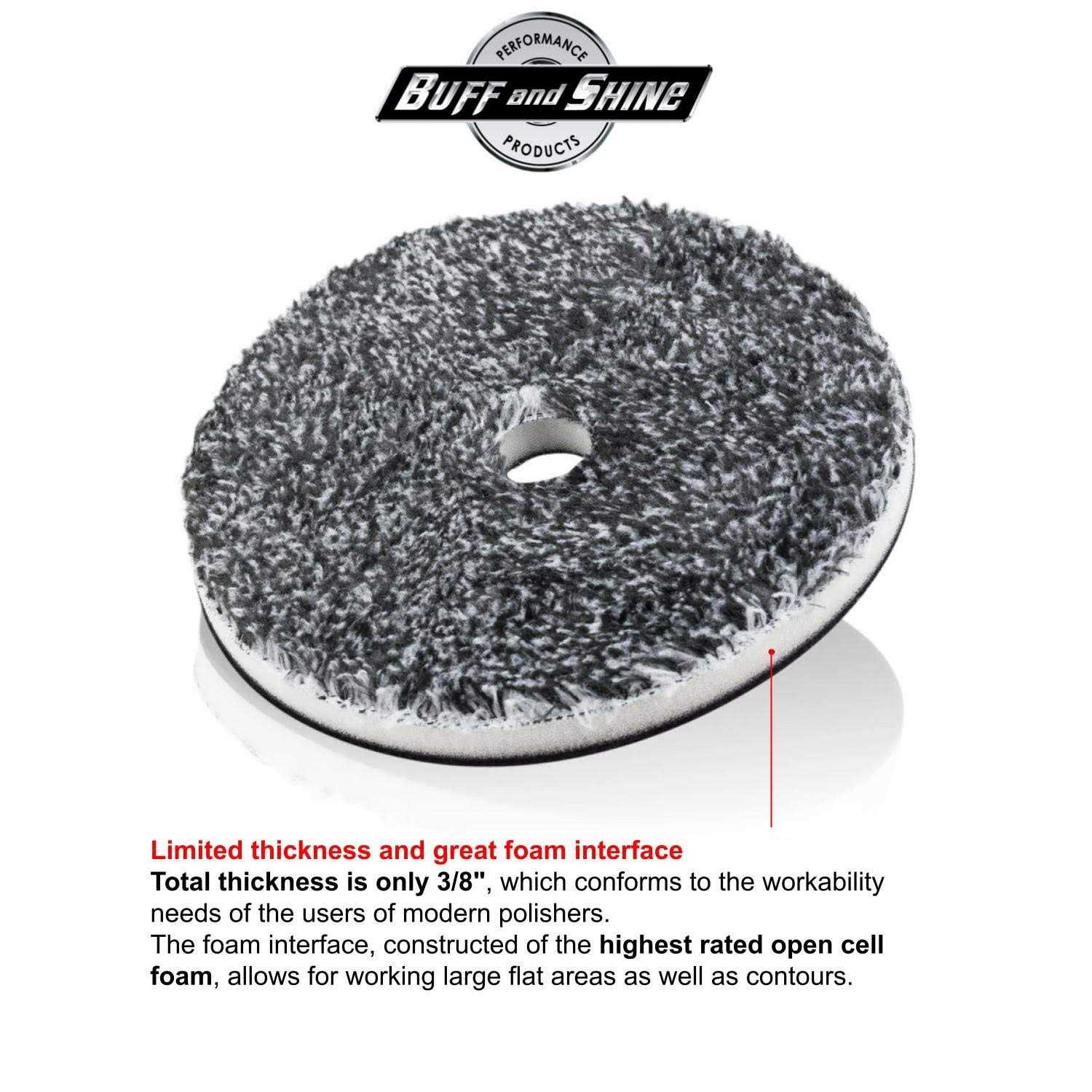 Buff and Shine Uro-Fiber Microfiber Pad for Car compounding, Cutting, Buffing, Waxing, and polishing - Image 3