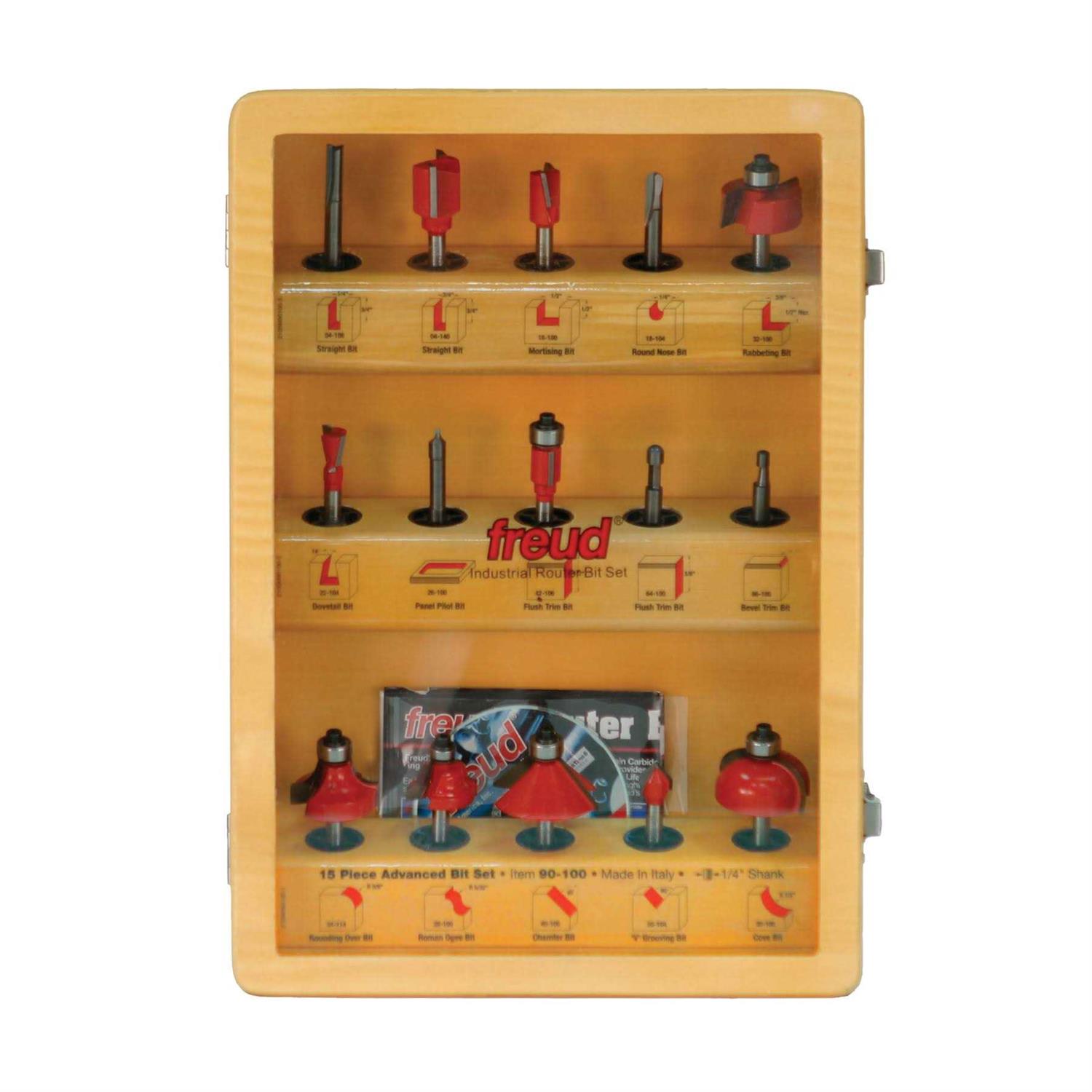 Freud 91-108 9 Piece Basic Bit Set - Image 3