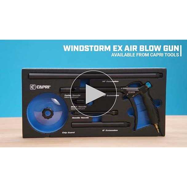Capri Tools Windstorm EX High Performance Air Blow Gun - Image 4