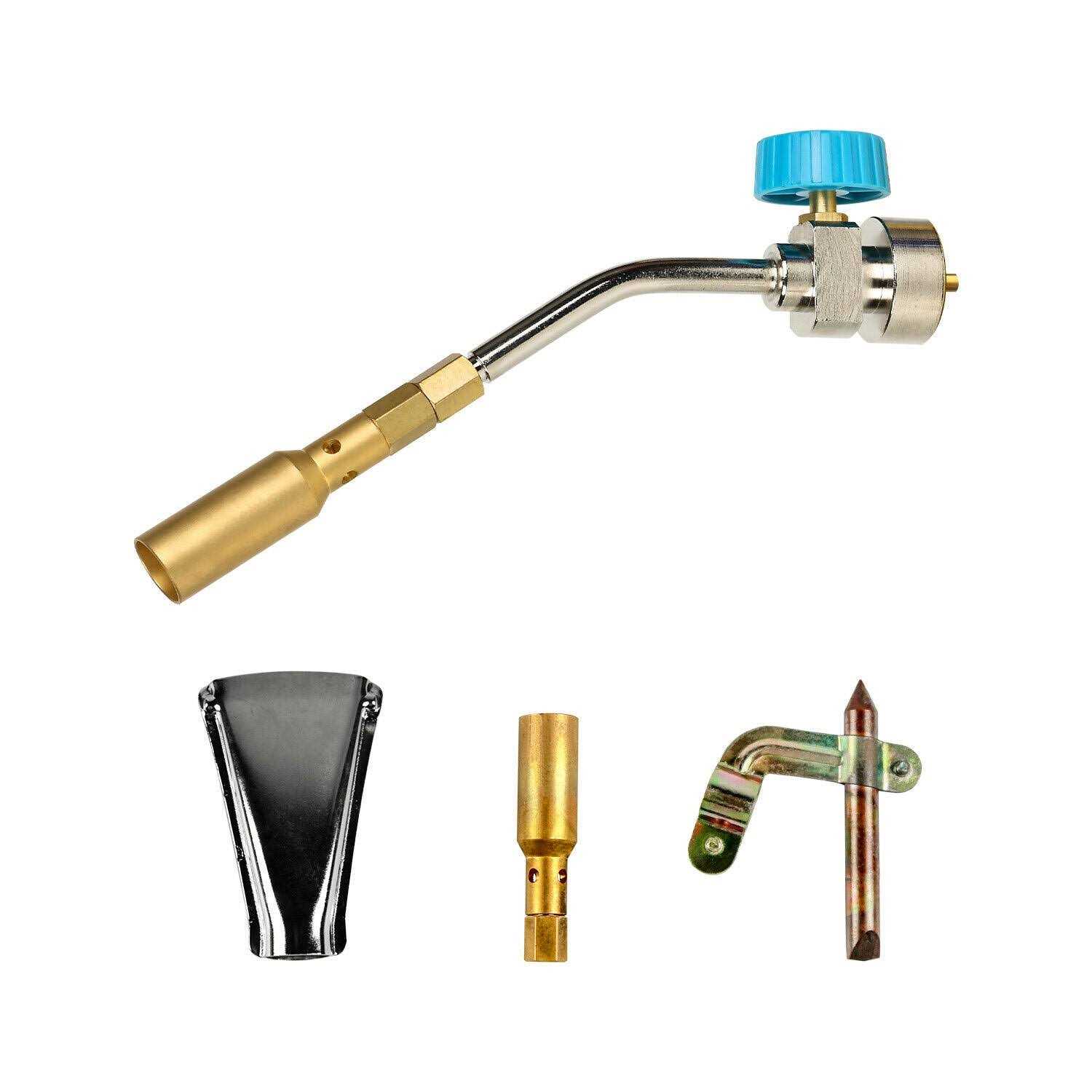 Bluefire BTM-7020-K Solid Brass Pencil Flame Gas Welding Torch Head with MAPP Gas Kit - Image 4