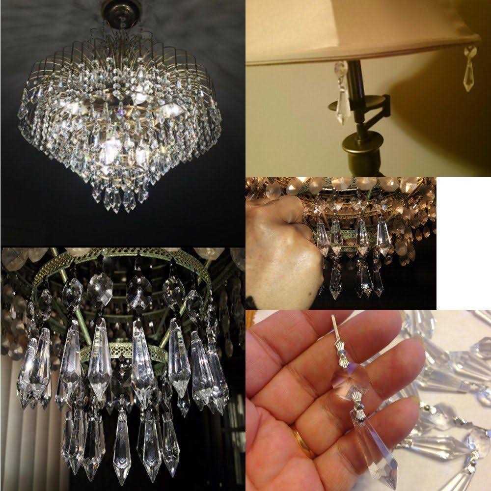 Bronagrand 38mm Replacement Clear Chandelier Icicle Crystal Prisms Octogan Crystal Bead for Lamp Decoration - Image 4
