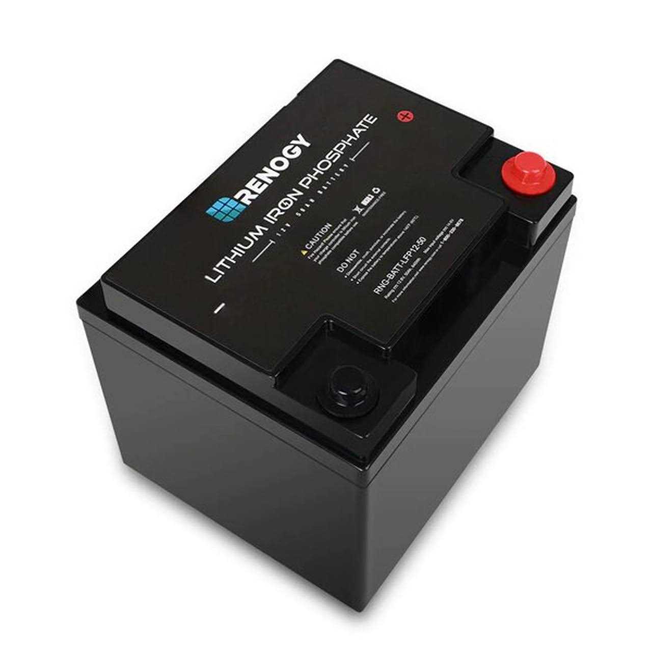 Renogy 12 Volt 50 Ah Lithium Iron Phosphate Battery - Image 4