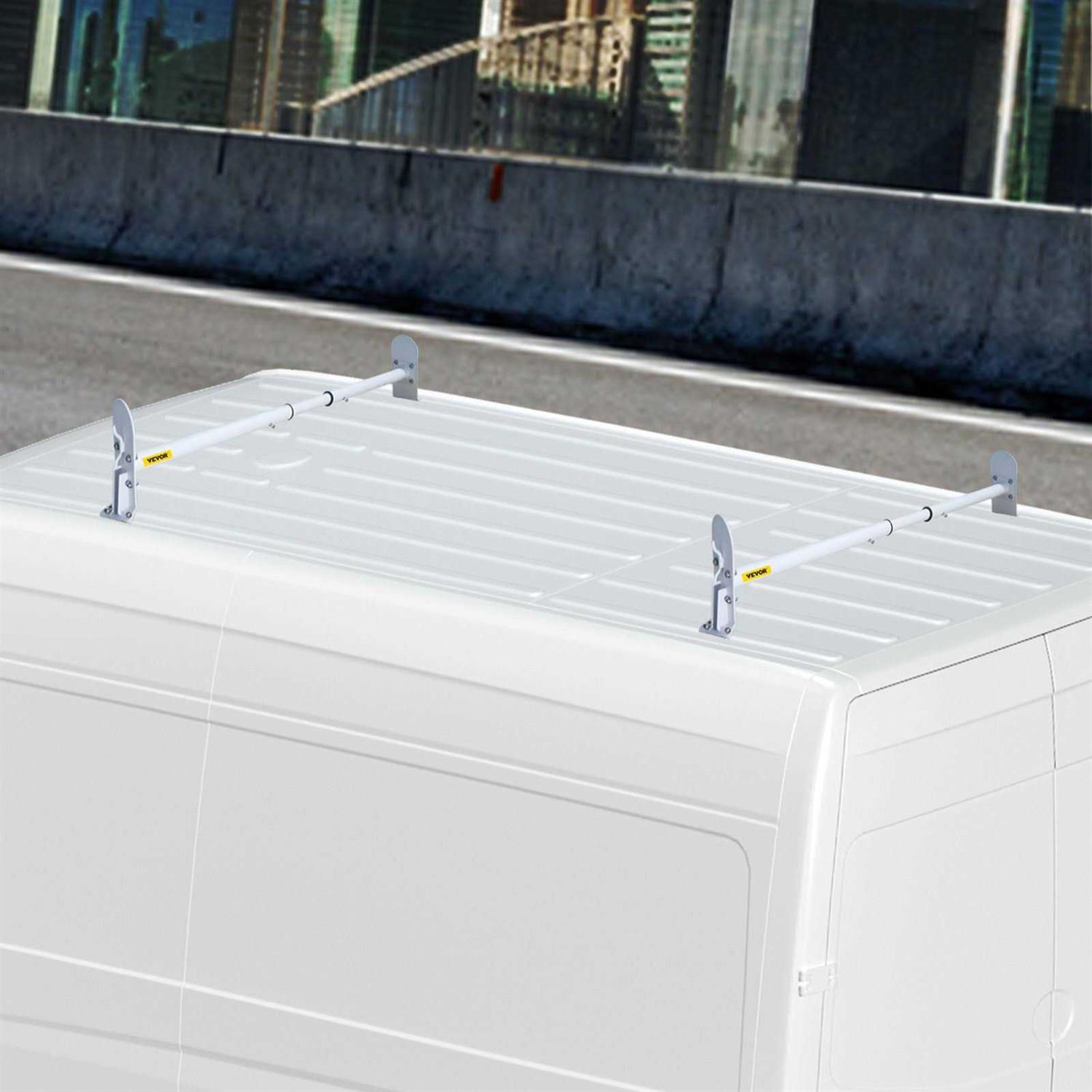 VEVOR Universal Van Ladder Roof Racks 2 Bars 331 LBS Capacity - Image 3