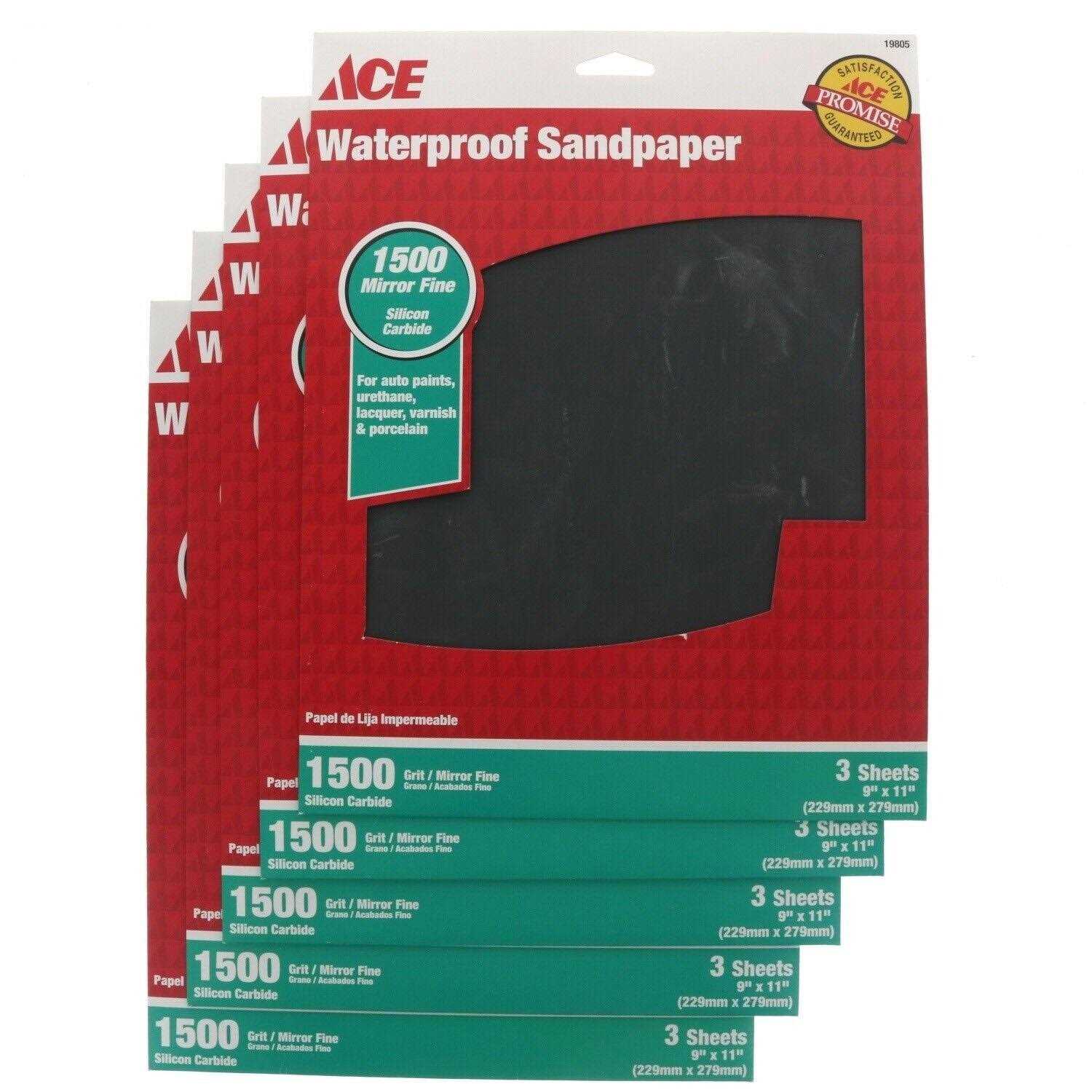 Ace Waterproof Sandpaper 9 X 11 - Image 4