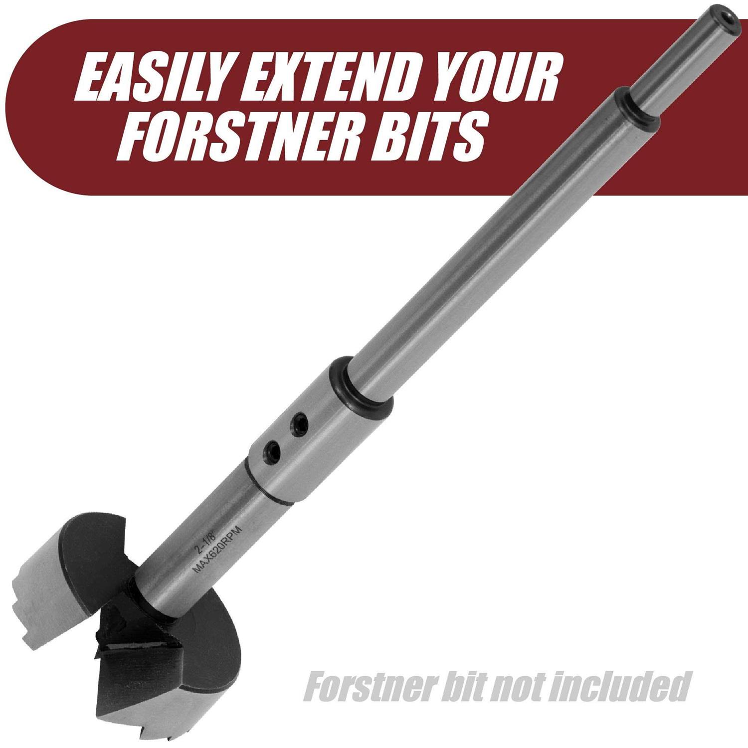 Fulton 6 inch Long Forstner Bit Extension for Adding Over 5-5/8 inches of - Image 5