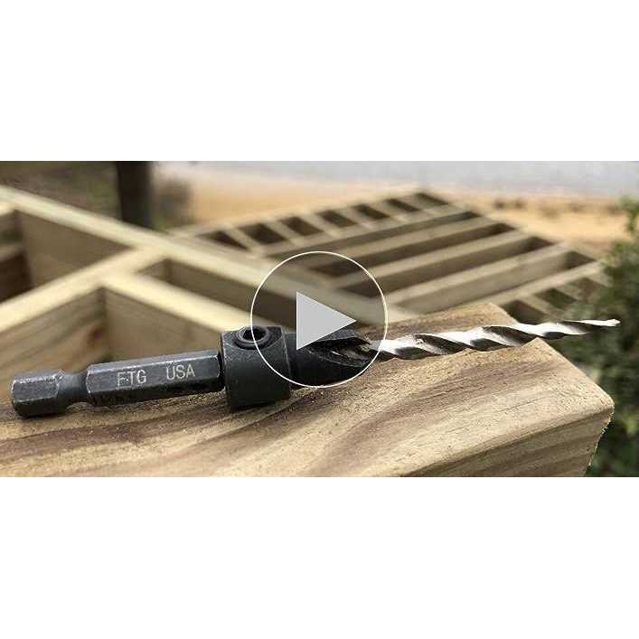 Ftg USA Countersink Drill Bit Set 6 Pc Wood Countersink Drill Bit - Image 3