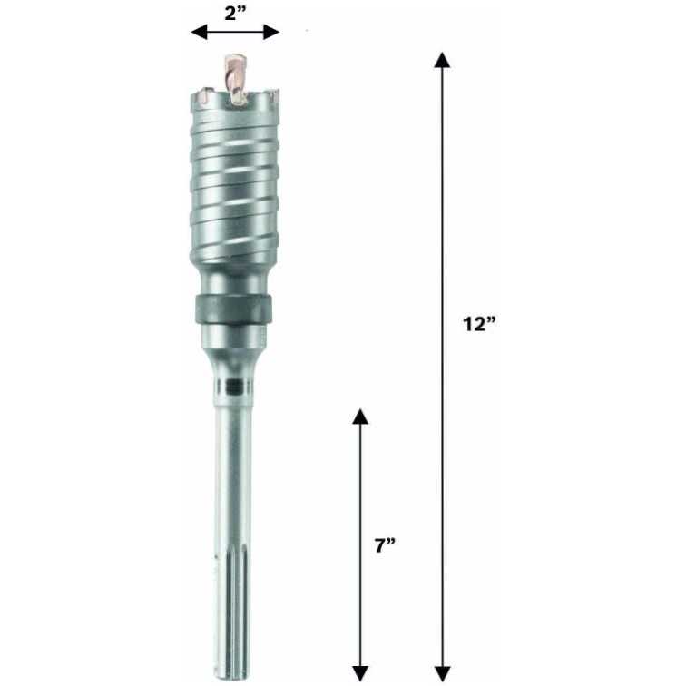 Bosch HC8510 2 In. x 12 In. SDS-max Rotary Hammer Core Bit - Image 4
