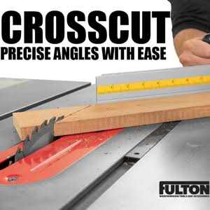 Fulton Precision Miter Gauge with Aluminum Miter Fence - Image 3