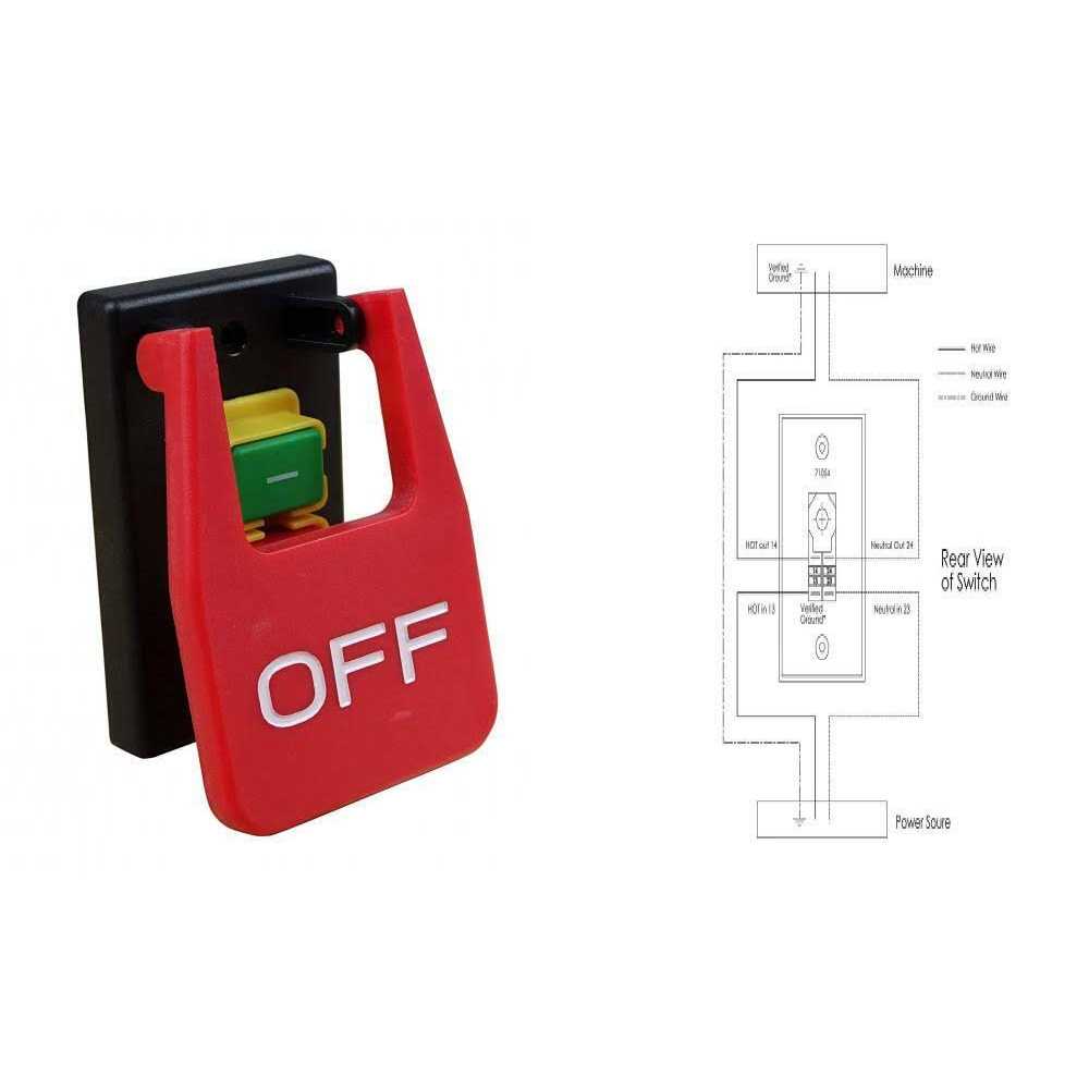 POWERTEC 71054 120V Magnetic Paddle Switch - Image 5