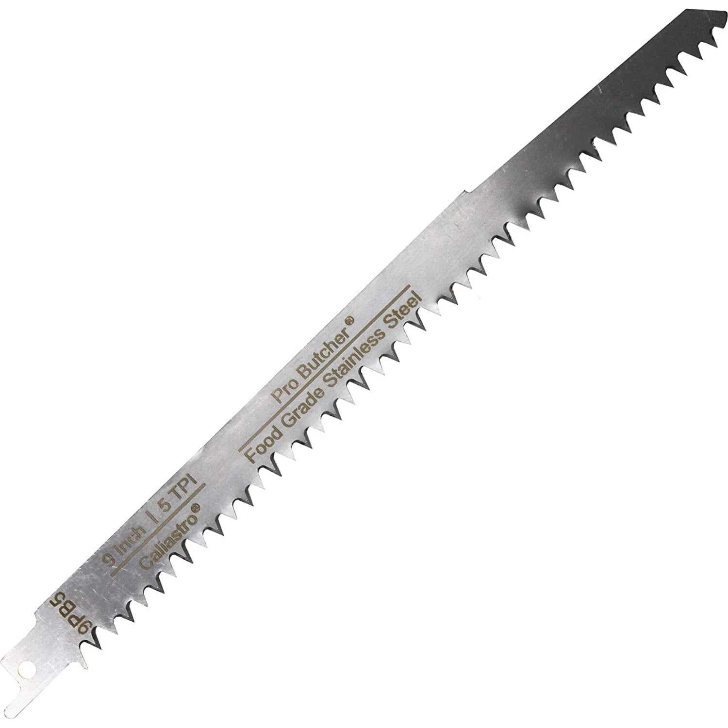 Caliastro 9-Inch Stainless Steel Frozen Meat Bone Cutting Saw Blades for Reciprocating and Sawzall Saws 5-Pack - Image 3