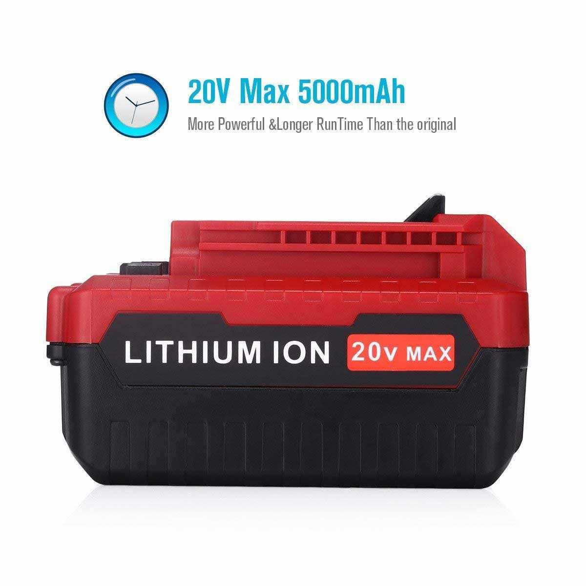 Powerextra 6.0Ah 20V High Capacity Lithium Battery for Porter Cable Pcc685l Pcc682l - Image 5