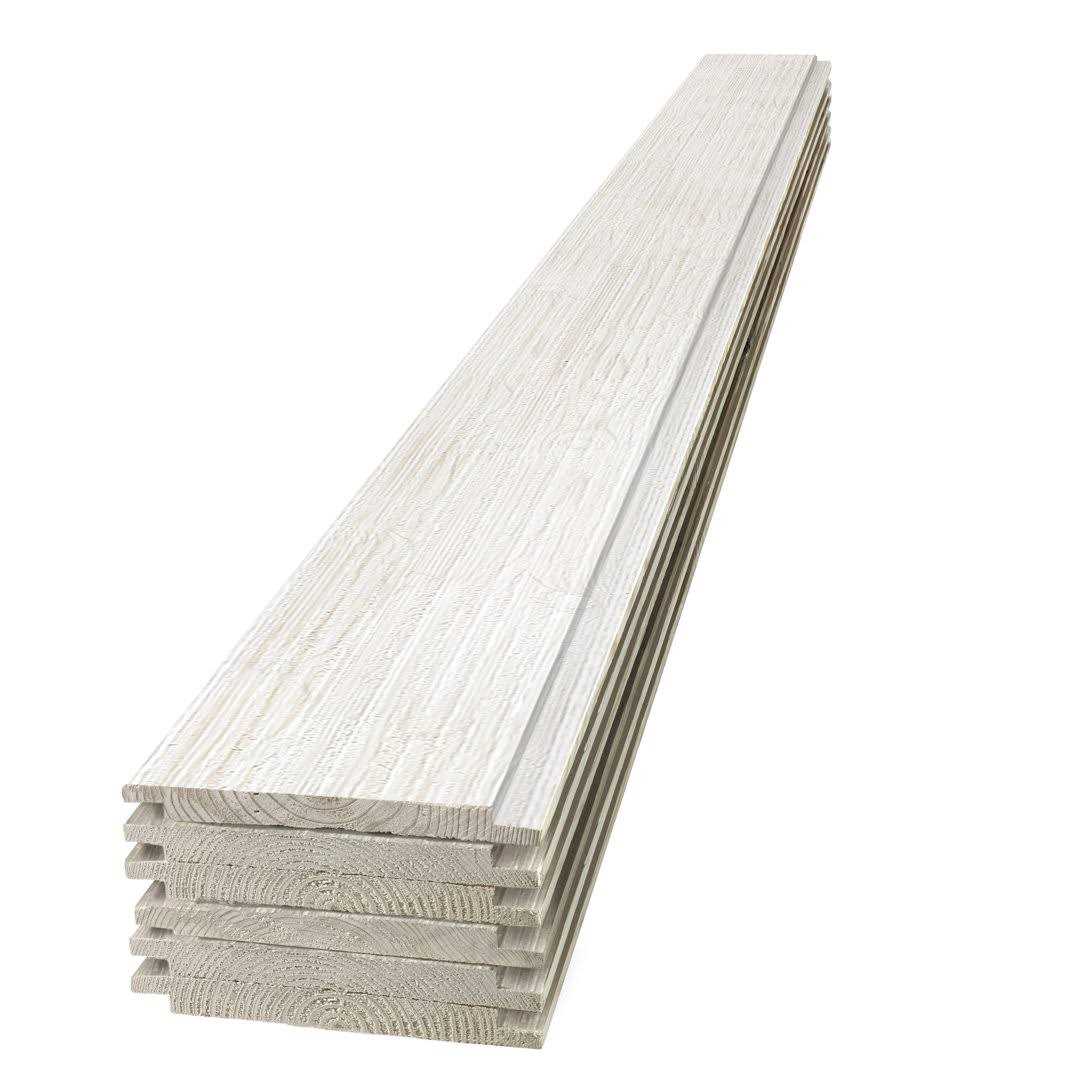 UFP-Edge 1 in. x 8 in. x 8 ft. Barn Wood Shiplap Pine Board 6-Pack - Image 3