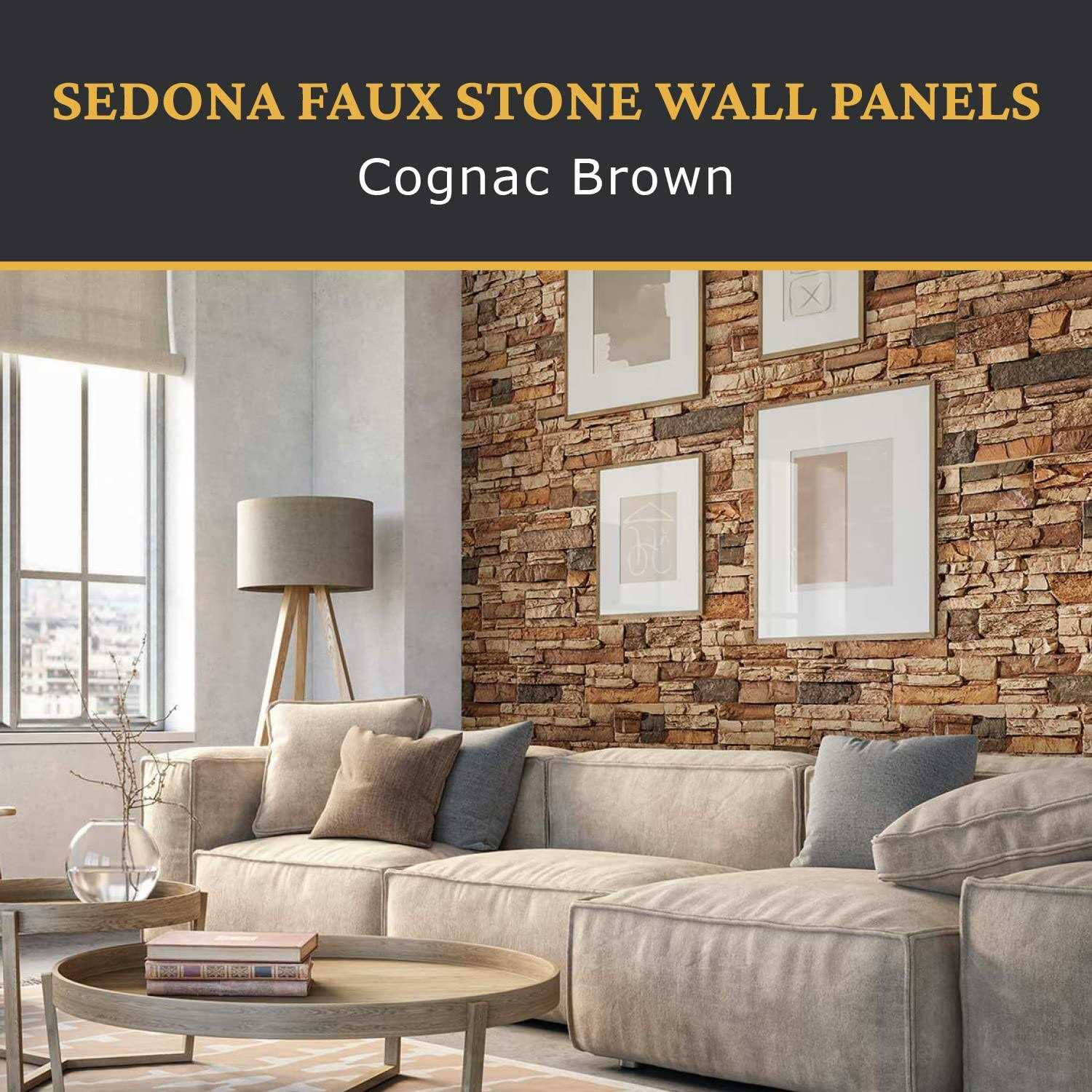 AZ Faux Faux Stacked Stone 3D Textured Wall Panel Sedona - Image 4