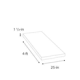 allen + roth Natural Straight Butcher Block Acacia Countertop ARF1525CHACA-48 - Image 5