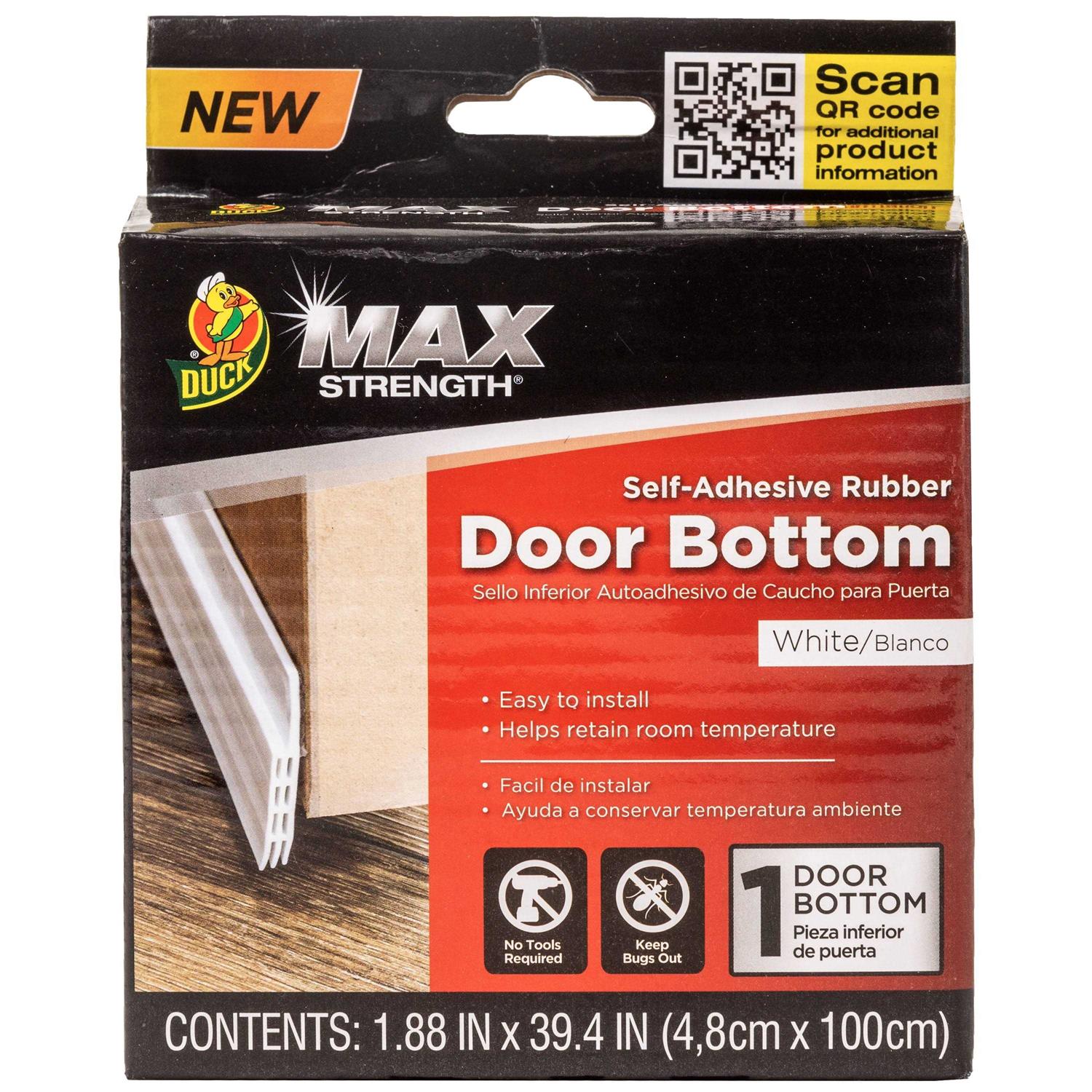 Duck Max Self-Adhesive Rubber Door Bottom