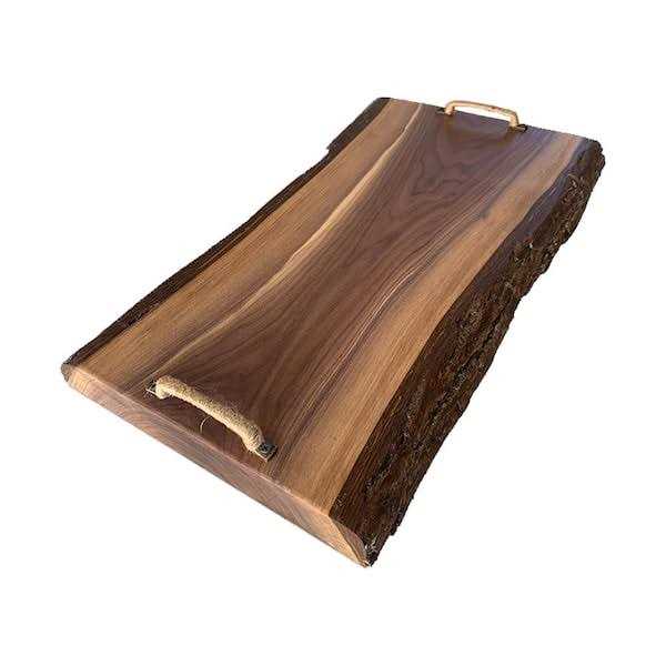Swaner Hardwood 2 in. x 8 in. to 12 in. x Walnut Live Edge Sawn Board - Image 3