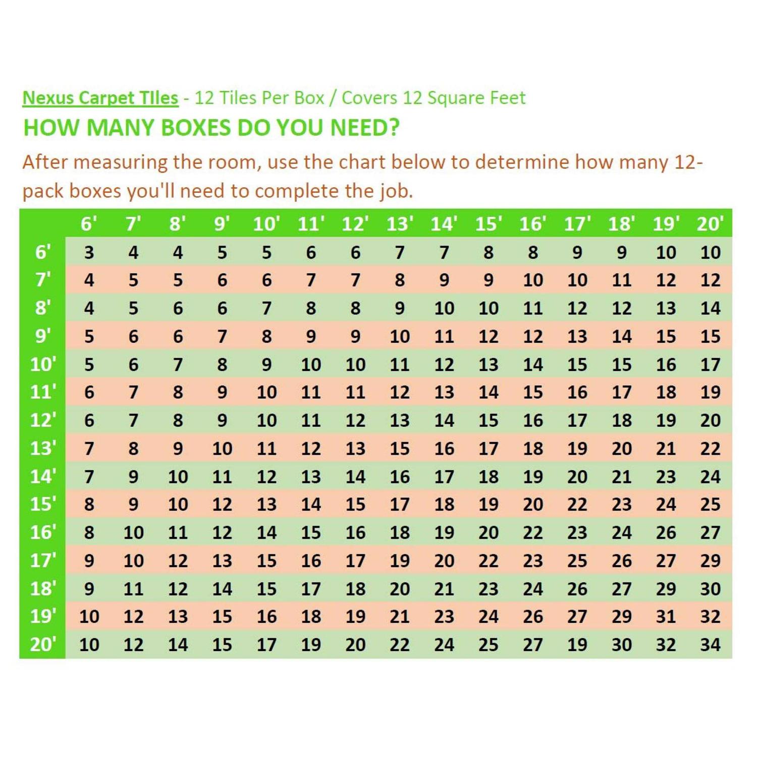 Achim Nexus Self Adhesive Polyester Carpet Tile 12 Tiles/12 Sq. ft - Image 3