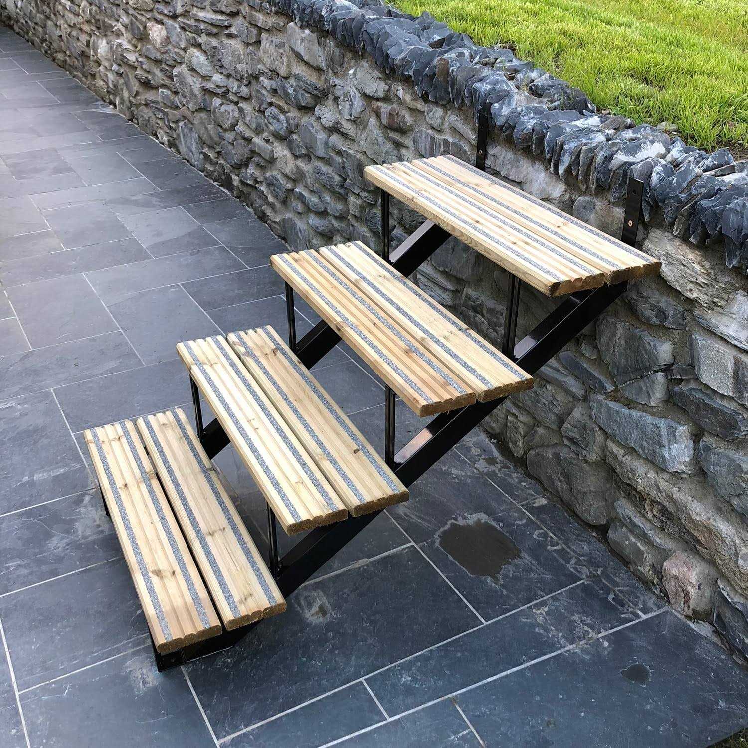 Pylex 13907 7 Steps Steel Stair Stringers black - Image 2