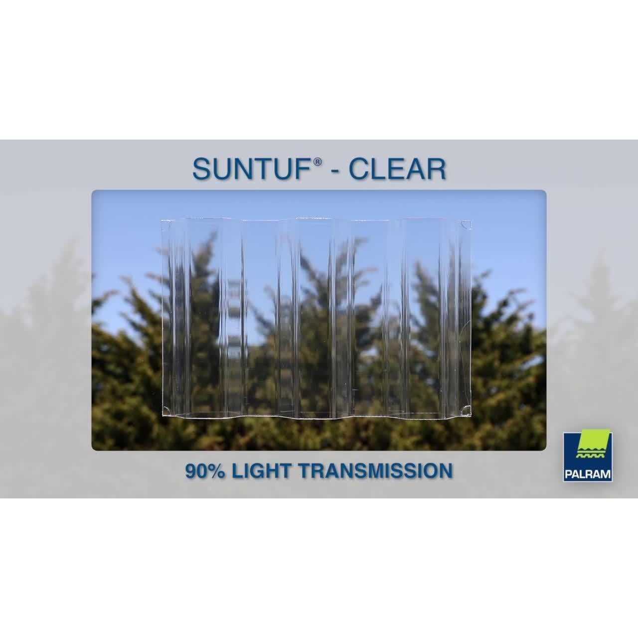 Suntuf 26 in. x 6 ft Polycarbonate Roof Panel - Image 3