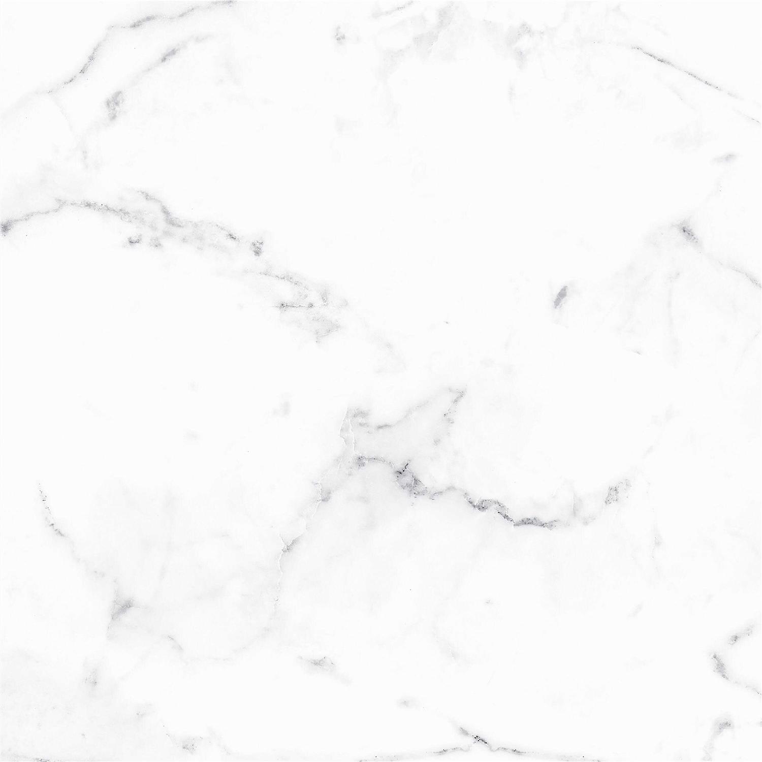 Lowe's Viena Bianco Calacata Glazed Ceramic Marble Look Floor & Wall Tile 73345 - Image 2