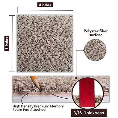 Smart Squares Premium Residential Soft Padded Carpet Tiles Seamless Appearance, Peel and Stick for Easy DIY Installation - Image 5