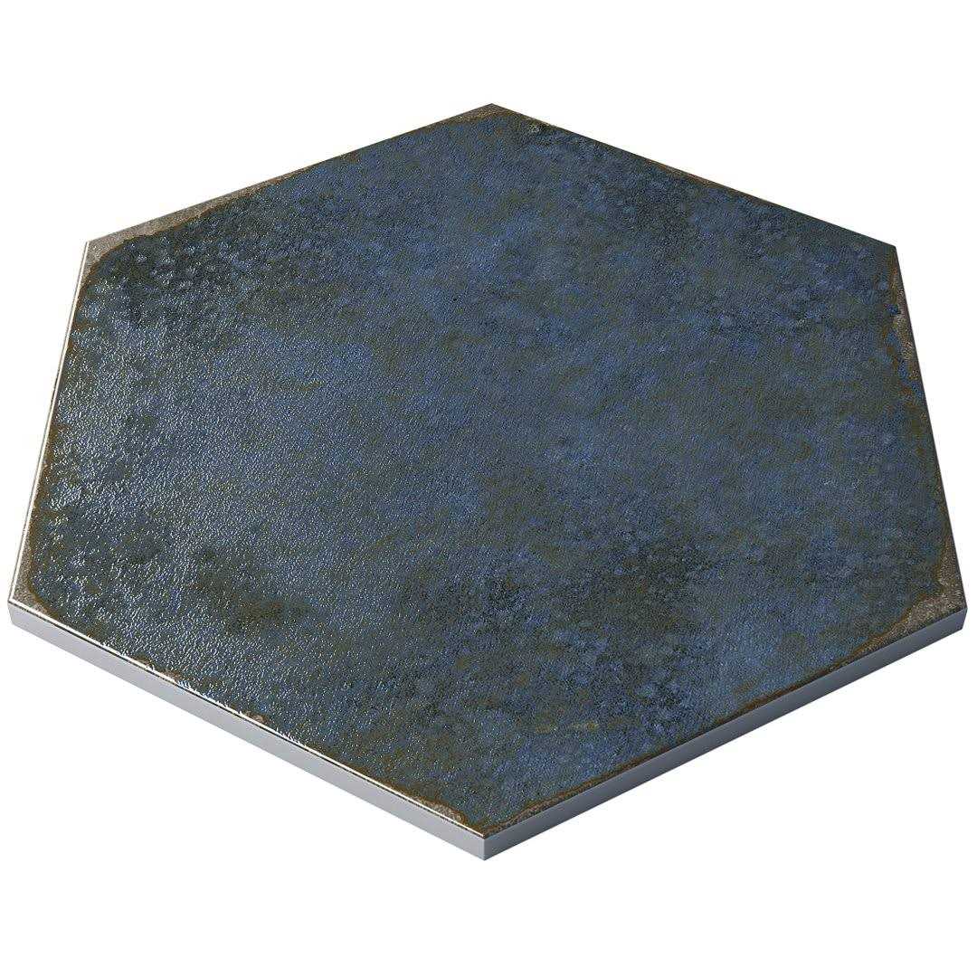 Mandalay Hex 9.13 in. x 10.51 in. Polished Concrete Look Porcelain Floor and Wall Tile Ivy Hill Tile - Image 4