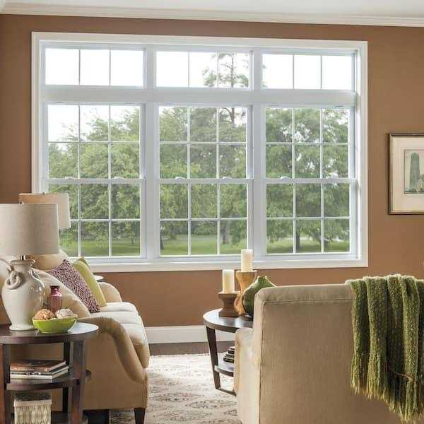 American Craftsman 70 Series Low-E Argon Glass Double Hung White Vinyl Fin with J Window - Image 3