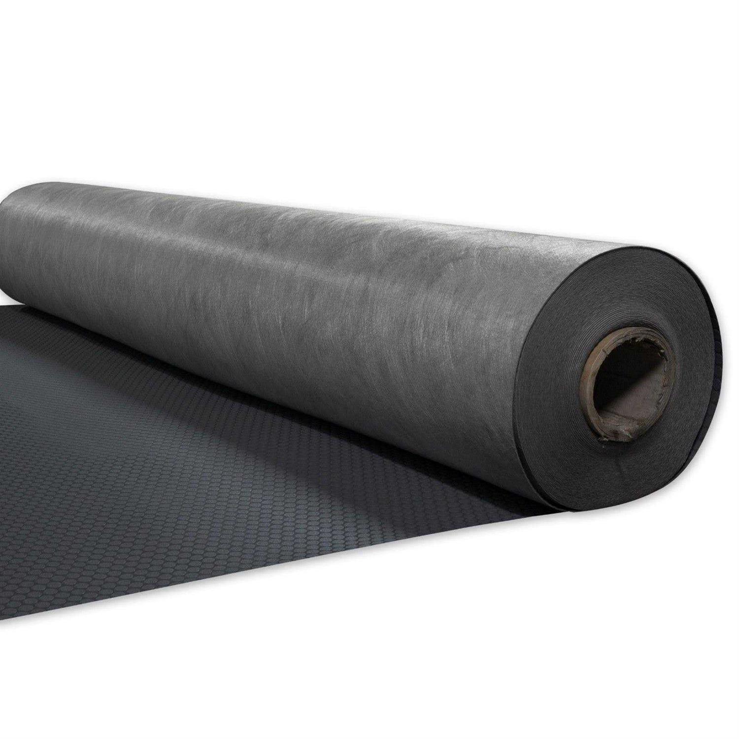 RecPro Nickel Pattern RV Flooring Black 8' 2 - Image 3