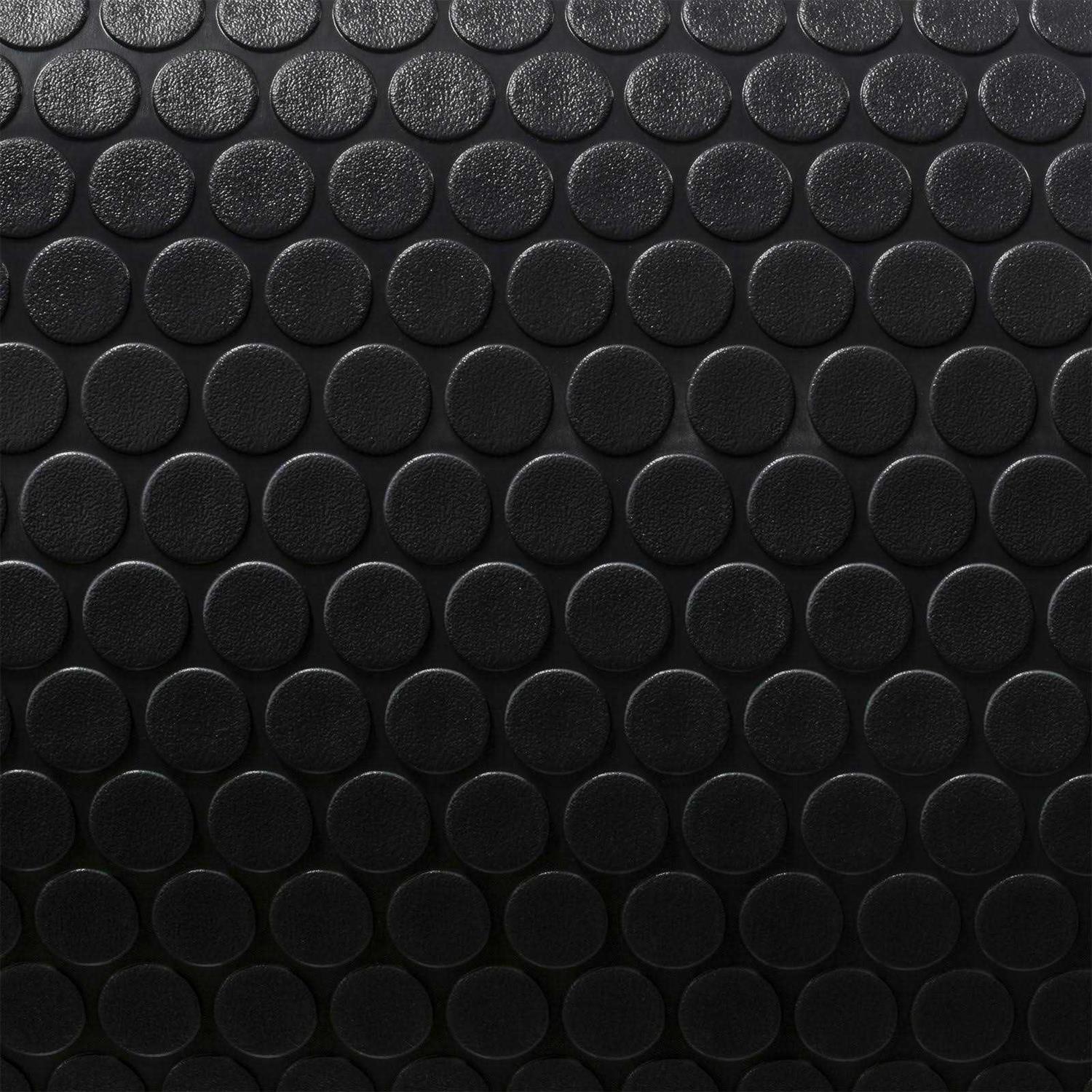 RecPro Nickel Pattern RV Flooring Black 8' 2 - Image 3