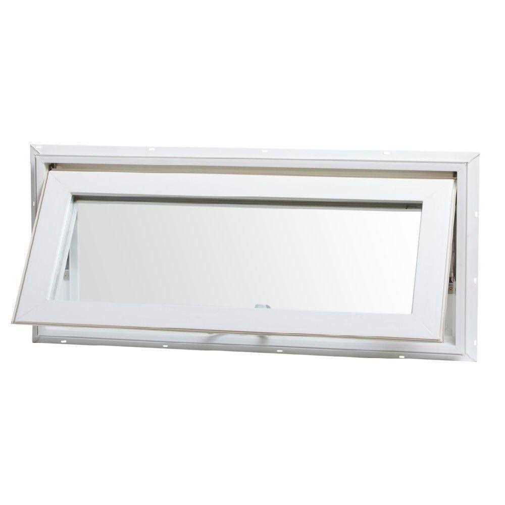 TAFCO WINDOWS 32 in. x 14 in. Top Hinge Awning Vinyl Insulated Window
