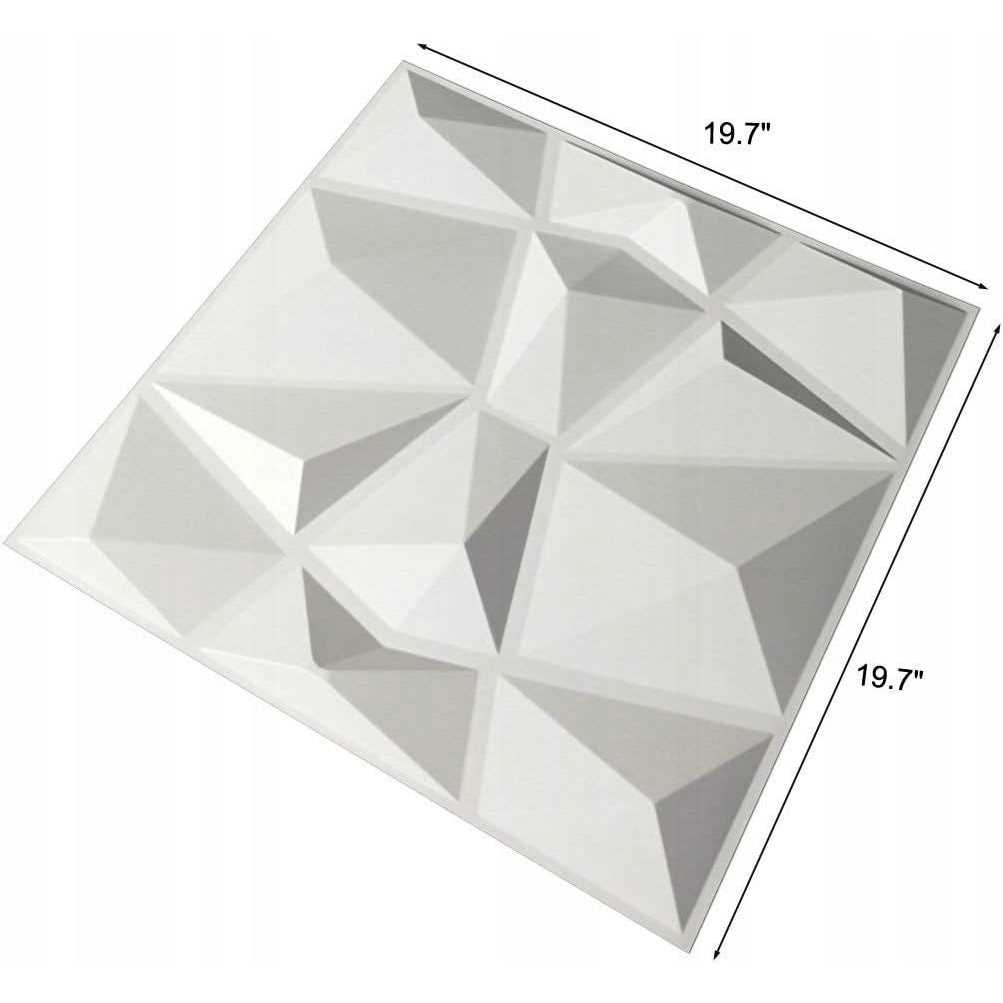 Art3d Decorative 3D Wall Panels in Diamond Design - Image 4