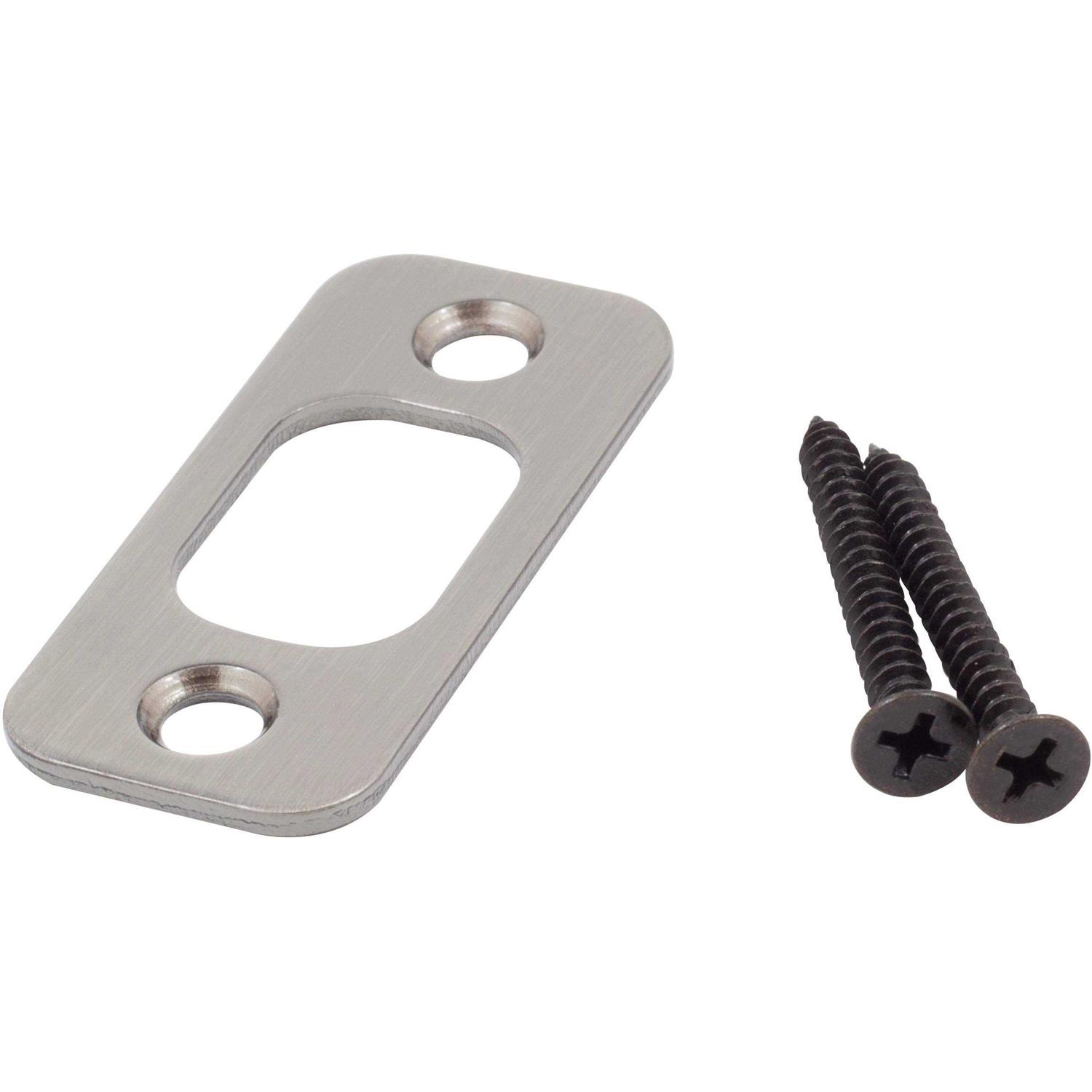 Stone Harbor Hardware Round Corner Deadbolt Strike Plate Center-to-Center - Image 5