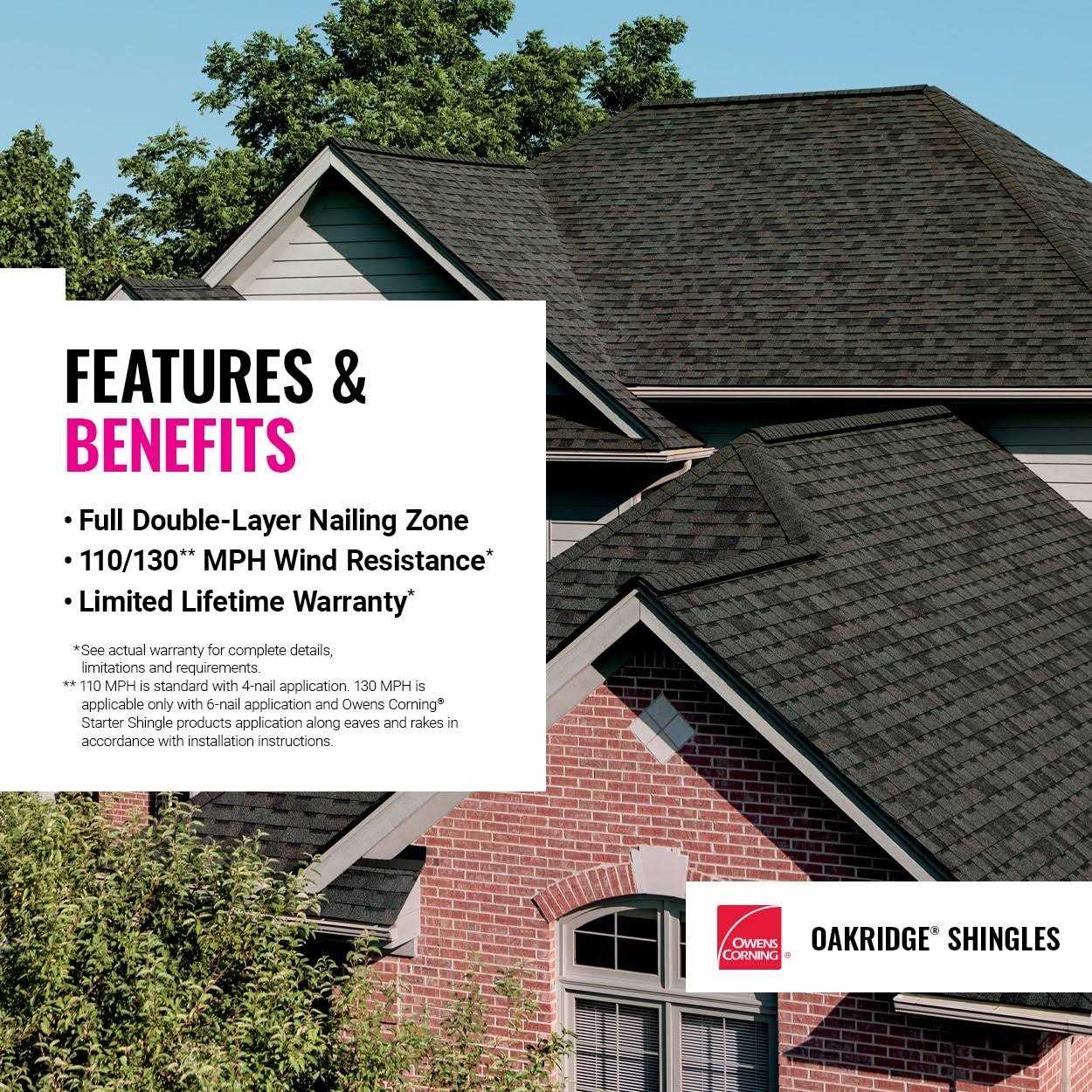 Owens Corning Oakridge Laminated Architectural Roof Shingles - Image 3