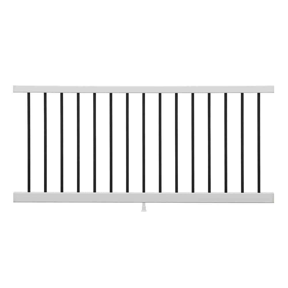 Trex Enhance 6-ft x 2.75-in x 36-in Classic White Composite Deck Rail Kit Round Balusters Included WTRD0636HENKRT - Image 3