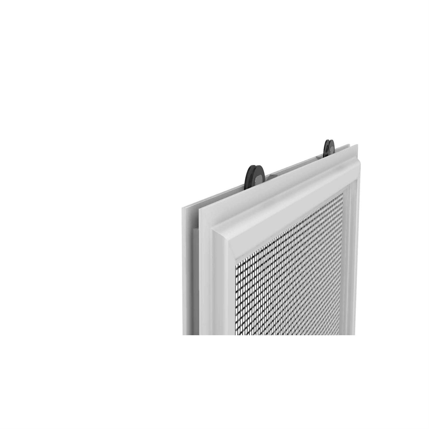 RITESCREEN Knock Down 80 in. White Aluminum Sliding Screen Door - Image 3