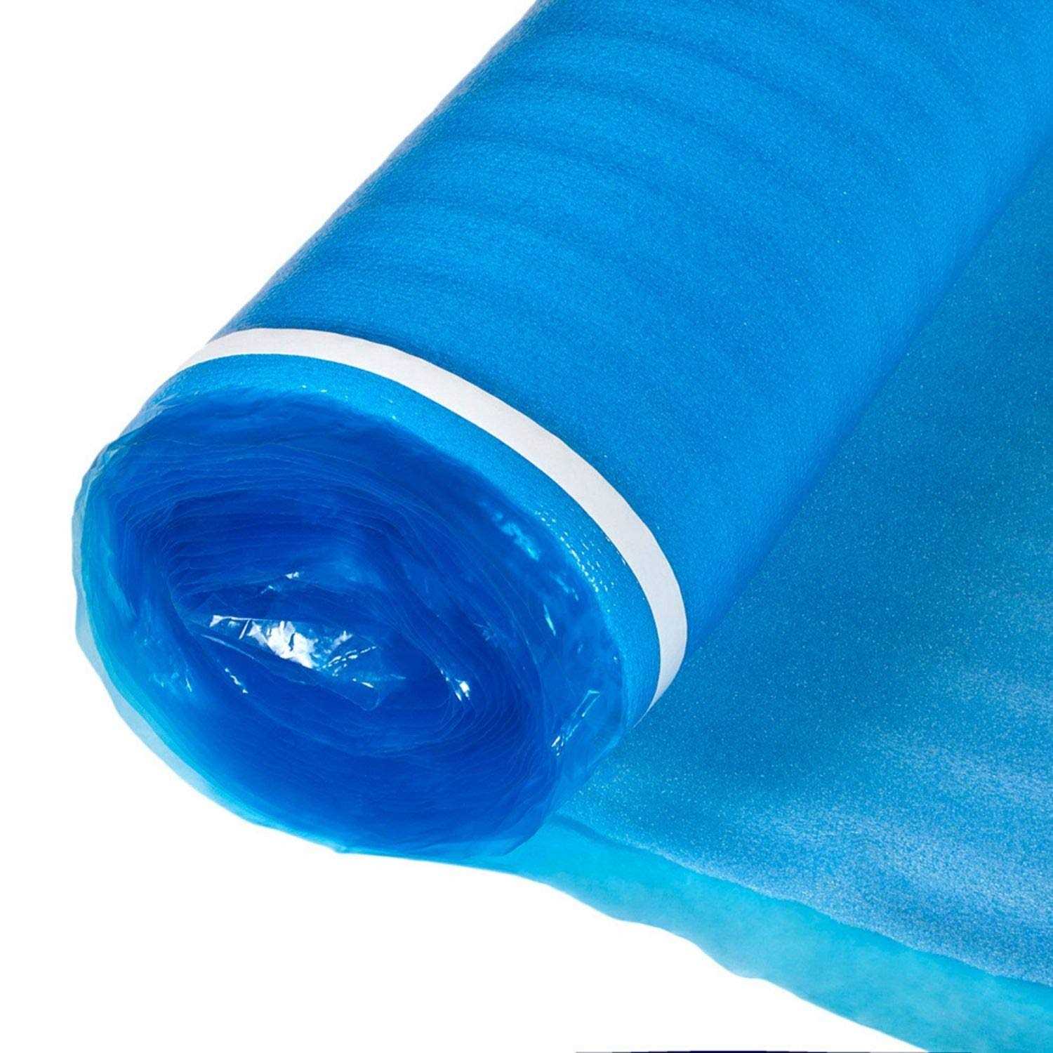 Bestlaminate 3in1 Vapor Barrier Flooring Underlayment w/Overlap and pre-Attached Tape Strip